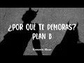 ¿Por qué te demoras? - Plan B [Lyrics]