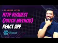 HTTP Request in React PATCH Method React Tutorials in Hindi