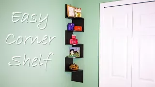 Installing a Wall Mount Corner Shelf