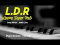 Download Lagu L.D.R Layang Dungo Restu - Justin Liee [Piano Karaoke Female Chord]