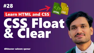 CSS float property CSS clear property Learn HTML5 and CSS3