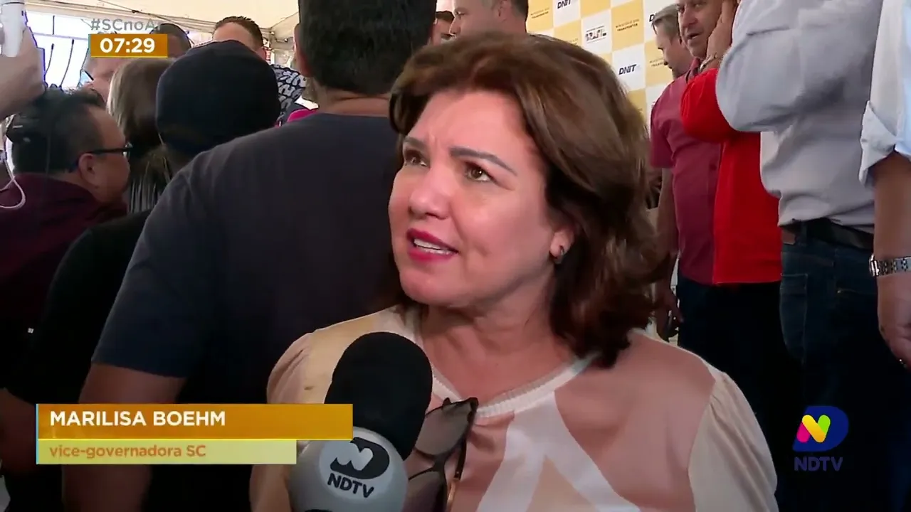 SC-477, entre Doutor Pedrinho e Rio Negrinho, está interditada desde janeiro