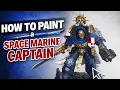 How to Paint a Space Marine Captain in Terminator Armour