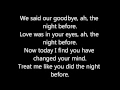 Download Lagu The Beatles - The Night Before Lyrics