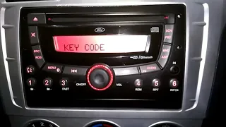 Ford Figo Ford Fiesta cars How to enter key Code in music system