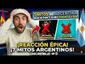 Lagu 7 MITOS de ARGENTINA que te has CREÍDO TODA la vida 🇦🇷 | Reacción TOTAL