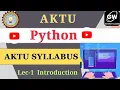 Python I Lec-1 I Unit-1 I Pragya Ma am I Gateway Classes I AKTU