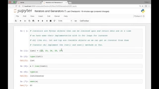 Iterators and Generators - Iterators
