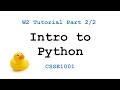 CSSE1001 Week 2 Tutorial Solutions - Introduction to Python Part 2