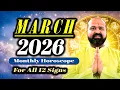 March 2026 Monthly Astrology Forecast Total Lunar Eclipse Jupiter Direct Detailed Predictions