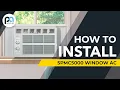 How to Install the 5 000 BTU Mechanical Window AC Perfect Aire 5PMC5000