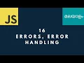 16 Errors Error Handling JavaScript Malayalam tutorials