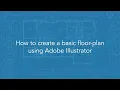 How to create a basic floor-plan using Adobe Illustrator