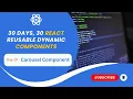 Dynamic React Carousel Tutorial Auto-Slide Smooth Transitions Indicators Step-by-Step Guide