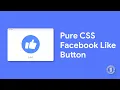 Facebook Like Reaction Animation only with HTML CSS - Live Coding EL Creative Media