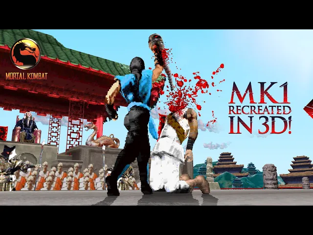 Mortal Kombat 1 (1992) reimagined as a 3D game!