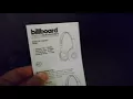 unboxing billboard Bluetooth WIRELESS HEADPHONES