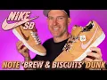 Nike SB x NOTE Skate Shop Dunk Low Brew Biscuits - First Look