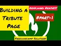 Lets build the tribute Page 1st FreeCodeCamp Project Solution