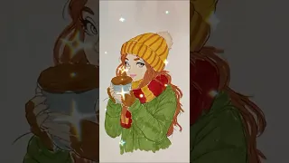Autumn coloring - coziness coffee and warm colors