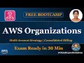 AWS Organizations Deep Dive SCPs Consolidated Billing Multi-Account Strategy SAA-C03 CLF-C02