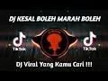Download Lagu DJ KESAL BOLEH MARAH BOLEH X JANGAN LUPA BAHAGIA REMIX FULL BASS TERBARU VIRAL TIKTOK 2023