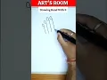 Easy Drawing Trick Draw a Hand Using Number 9 Fun Drawing Hack