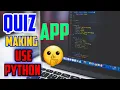 How to Create quiz applications using python