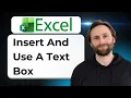 How to Insert and Use a Text Box in Excel 2026 Guide