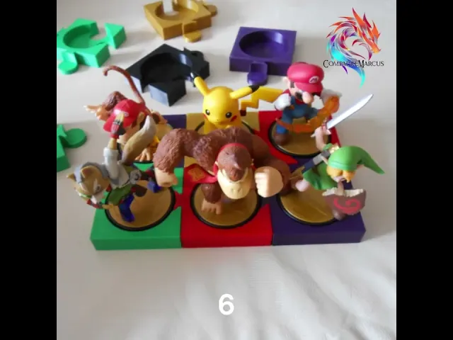Amiibo Stackable Puzzle Display / no supports video thumbnail