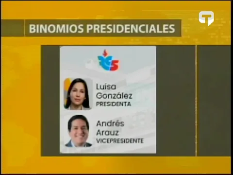 8 binomios presidenciales inscribieron sus candidaturas para las elecciones