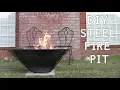 How to Make an Outdoor Steel Fire Pit Modern Builds EP 73