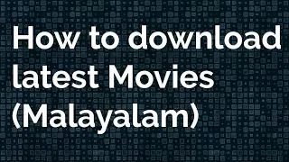 how to download latest movies