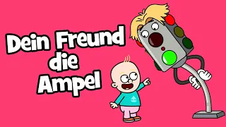 ♪ ♪ Dein Freund die Ampel – Kinderlied über Verkehrsregeln | Hurra Kinderlieder