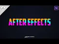 Liquid Text Effect Tutorial Text Animation After Effects Tutorial No Plugins GSP Creations