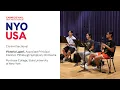NYO-USA Clarinet Sectional with Victoria Luperi