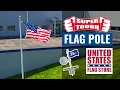 Super Tough Flag Pole United States Flag Store