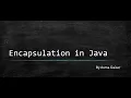 Java Encapsulation Packages Access Modifiers OOP Pillars Getter Setter