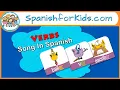 Los Verbos Verbs in Spanish Song by Risas y Sonrisas SpanishforKids com