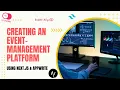 Build an Event Management Web App Event-Ally Next js Tailwind CSS Appwrite