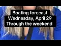 Wednesday s Tampa Bay boating forecast