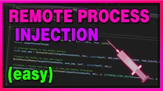 Remote Process Injection C Tutorial C Malware Development