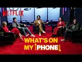 What s on My Phone with the Cobra Kai Cast Netflix
