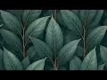 Lush Teal Leaf Foliage Loop 4K - Elegant Green Pattern Free No Copyright