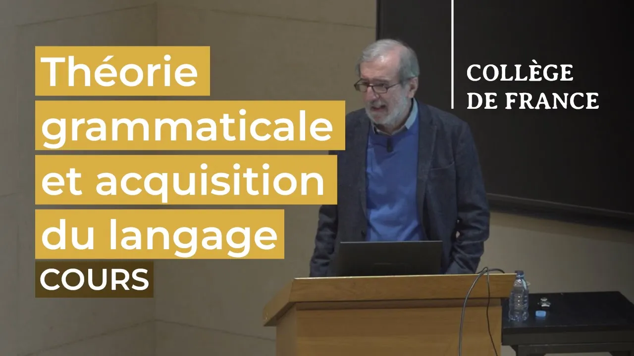 Théorie grammaticale et acquisition du langage (7) - Luigi Rizzi (2021-2022)