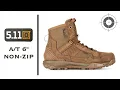 Bota Táctica 5.11 A/T 6 Non Zip