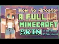 FULL Female Minecraft Skin Tutorial