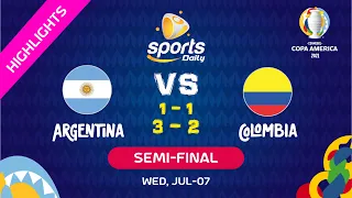 argentina vs colombia highlights copa america 2021 v english