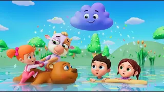 Lagu Hujan Pergilah 🌧️ Lagu Anak Anak Lucu & Kartun | Baby Berry 🎵