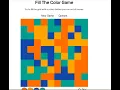 Fill The Color Game using JavaScript